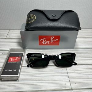Ray ban Lady Burbank sunglasses black worn twice box and case